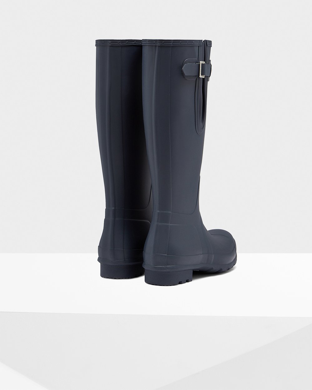 Mens Hunter Tall Rain Boots Navy - Original Side Adjustable - 5042876-BC